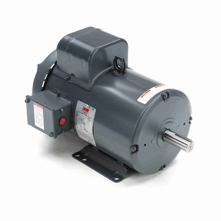 Marathon Agricultural Motor, 5 HP, 1 Ph, 60 Hz, 208-230 V, 1800 RPM, 184T Frame, TEFC LM24802